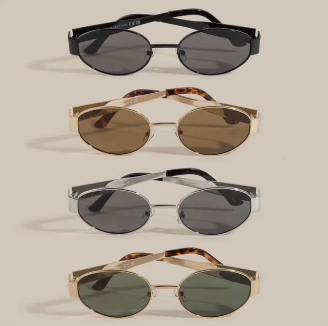 Oval Lens Sunglasses - The Village Retail
