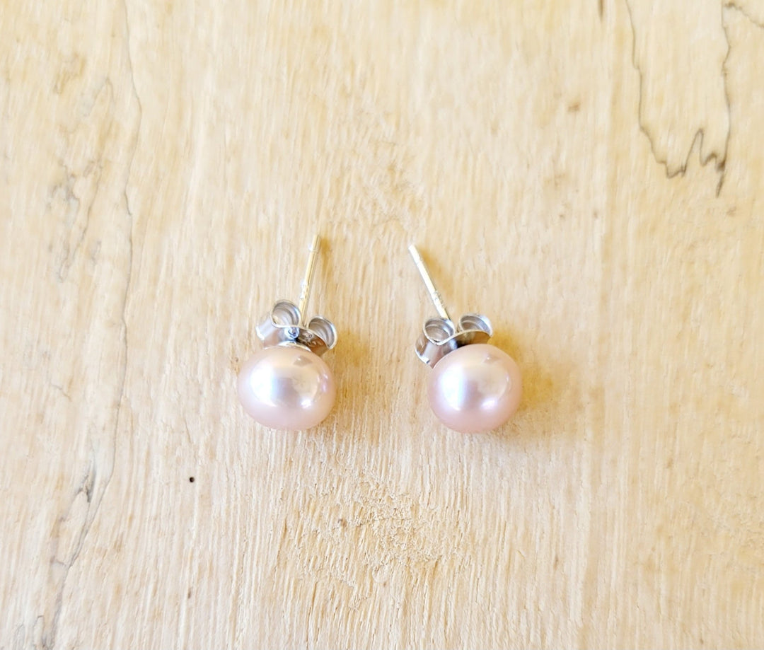 Pearl Post Earrings - The Village Retail