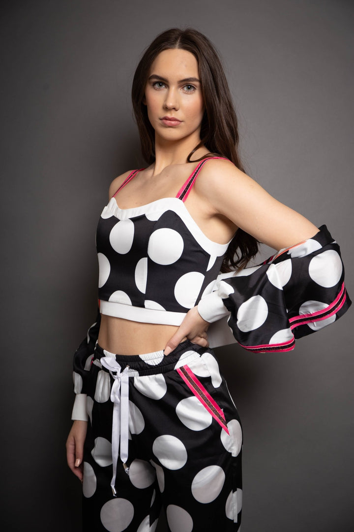 Polka Dots Crop Top - The Village Retail