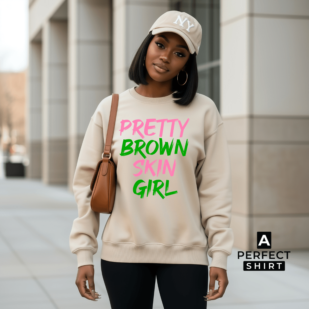 Pretty Brown Skin Girl Unisex Sweatshirt - The Village Retail