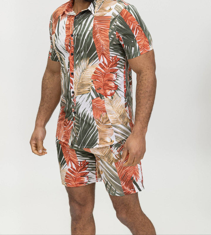 Printed shirt and shorts set - The Village Retail