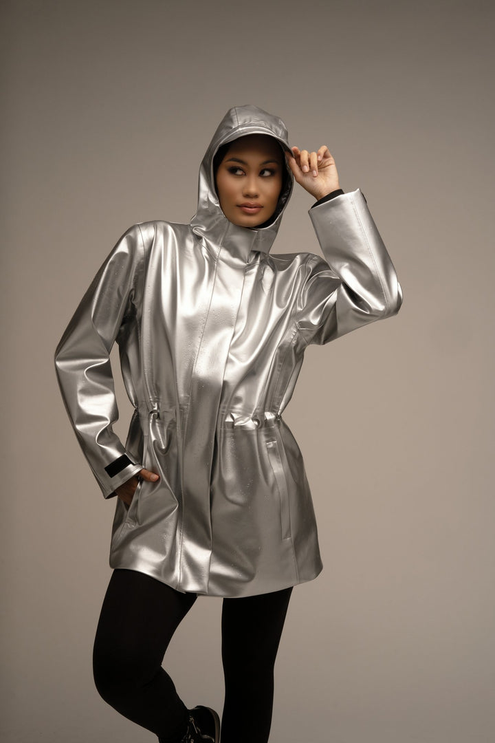 Rain Jacket, Waterproof, Satin - Lined Hood - The Village Retail