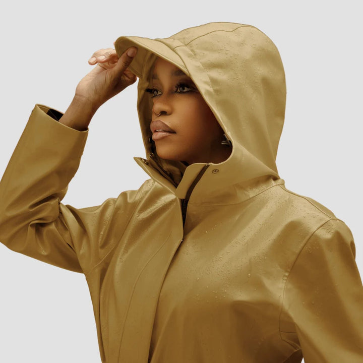 Rain Jacket, Waterproof, Satin - Lined Hood - The Village Retail