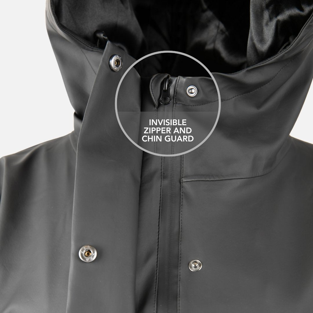 Rain Jacket, Waterproof, Satin - Lined Hood - The Village Retail