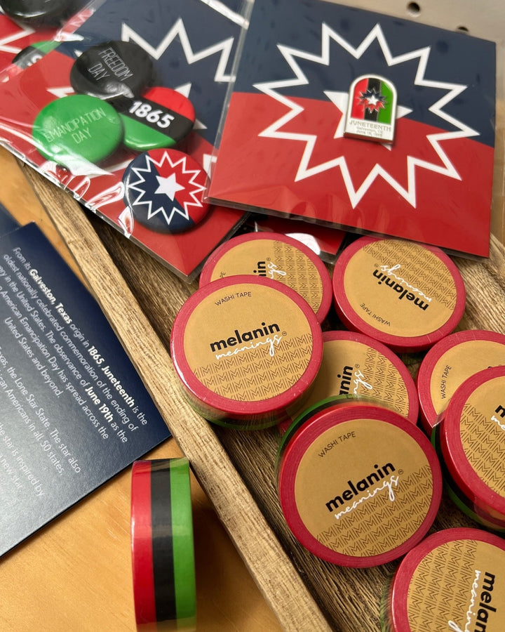 Red, Black and Green Flag Washi Tape - The Village Retail