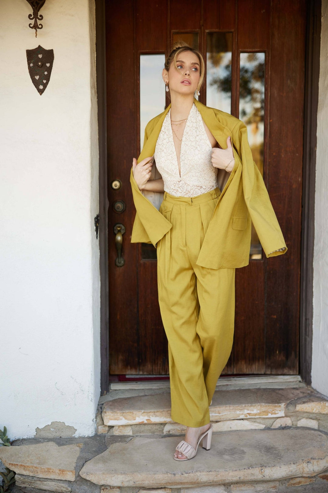 Relaxed Suit Jacket with Peak Lapels - The Village Retail