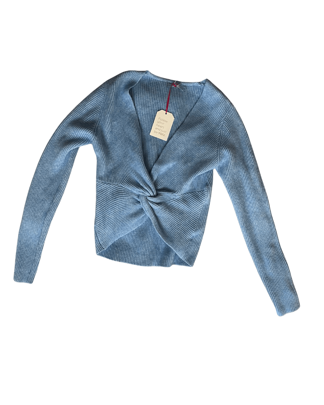 Ribbed Front Knot Sweater - The Village Retail