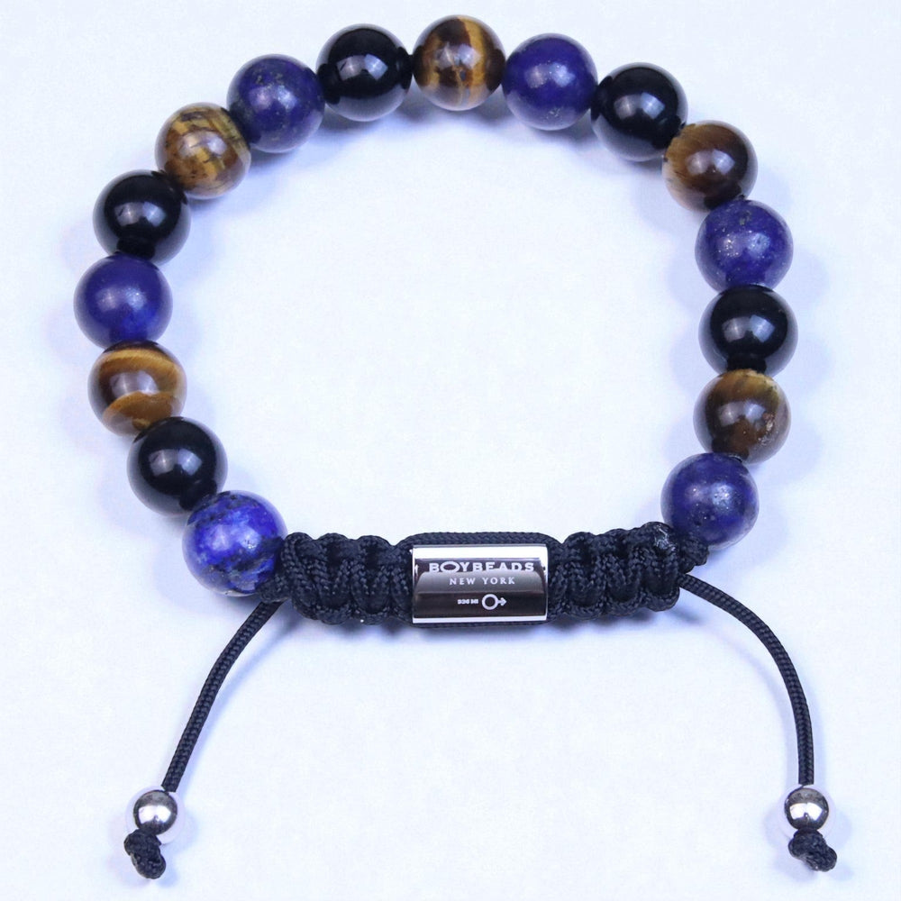 Robert BOYBEADS Mens Adjustable Natural Crystal Bracelet - The Village Retail