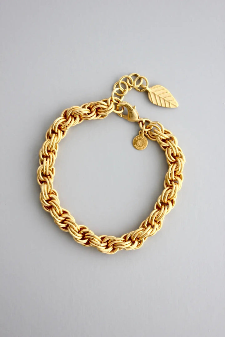 Rope Gold Chain Bracelet - The Village Retail
