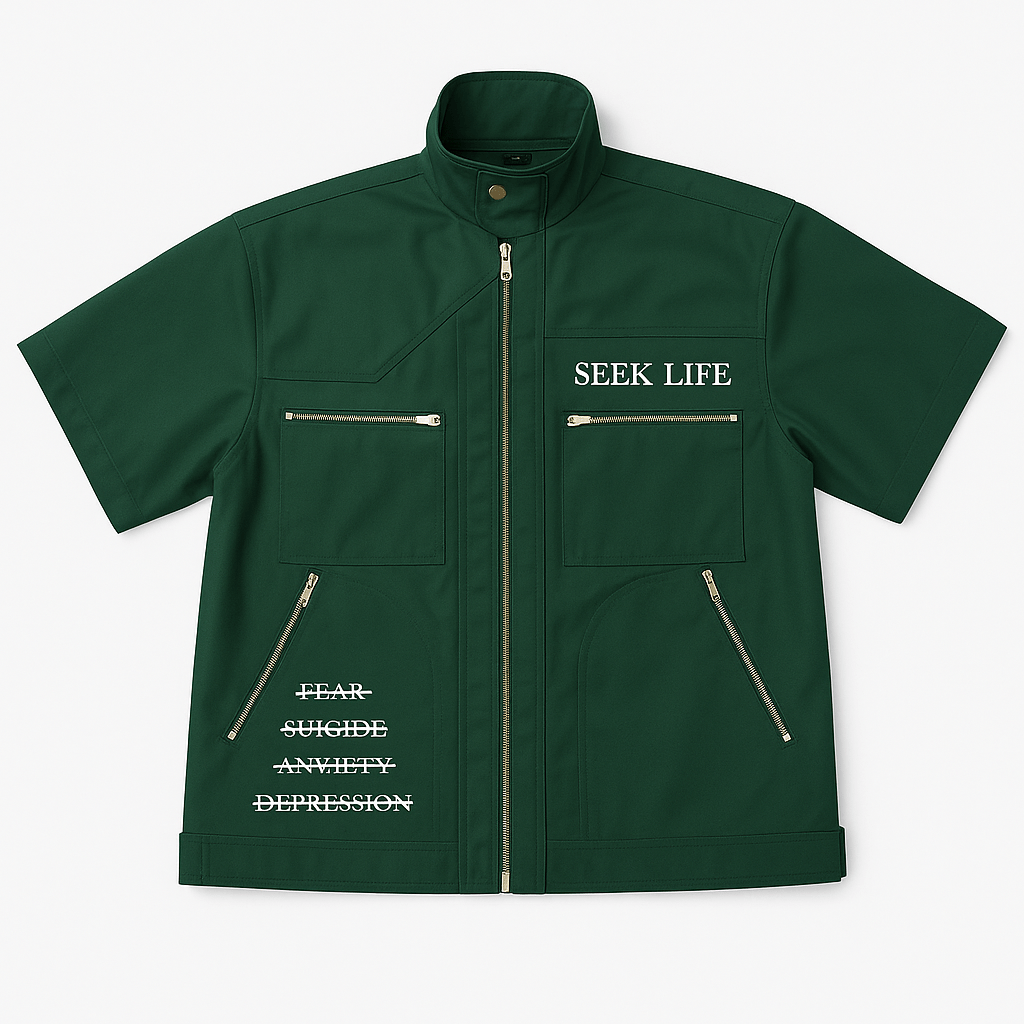 Seek Life Cargo Jacket Green - The Village Retail