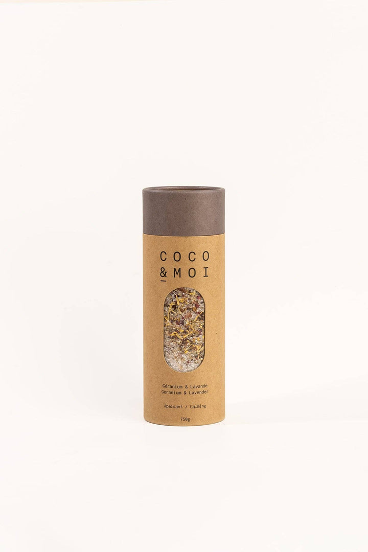 Sels de Bain Géranium &amp; Lavande - The Village Retail