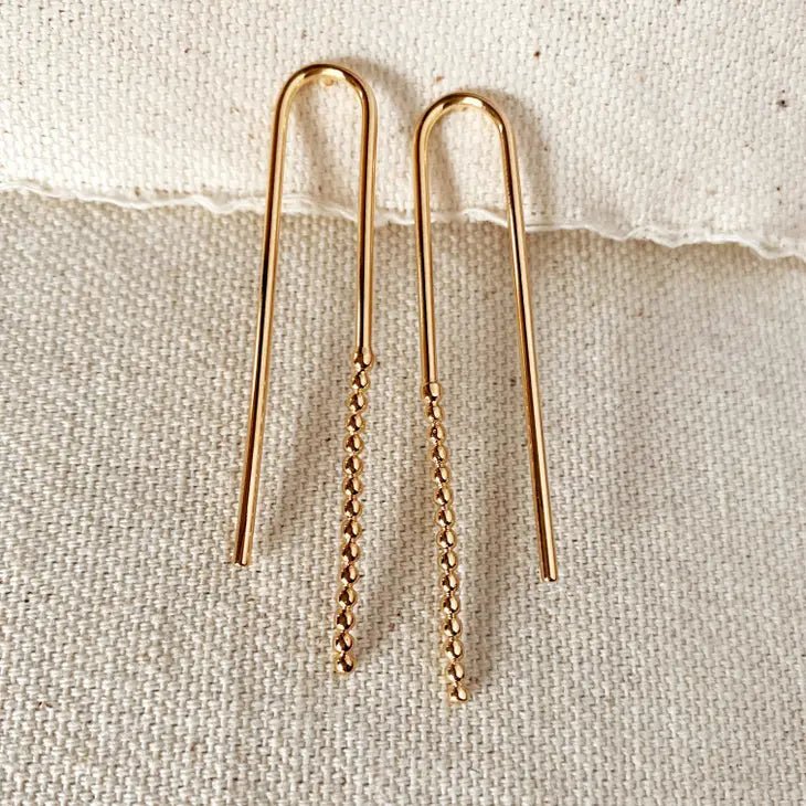 Shaped Drop Earrings - The Village Retail