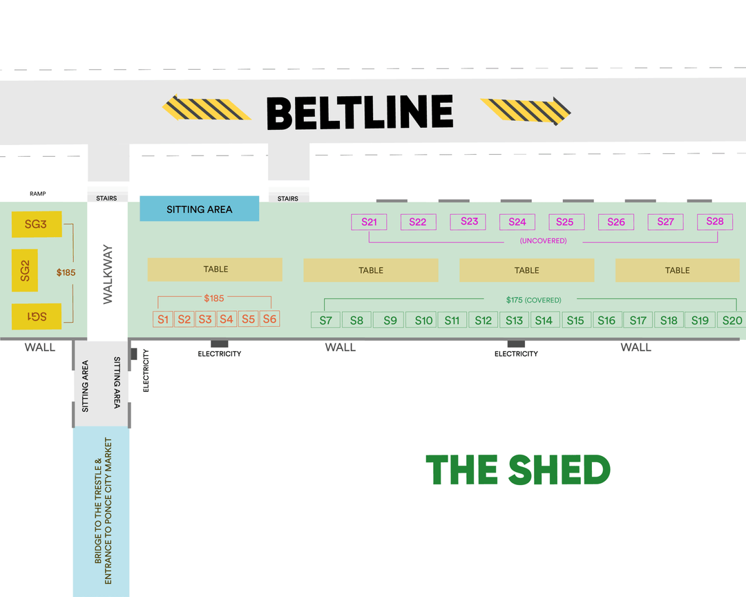 Shed: Maker's Market Booth (August Market) - The Village Retail