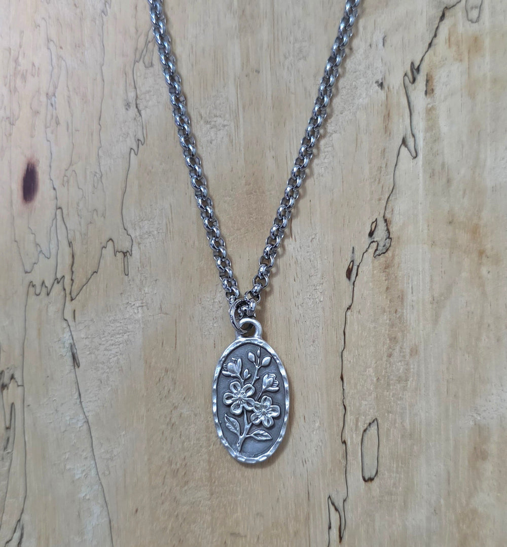 Silver Floral Necklaces - The Village Retail