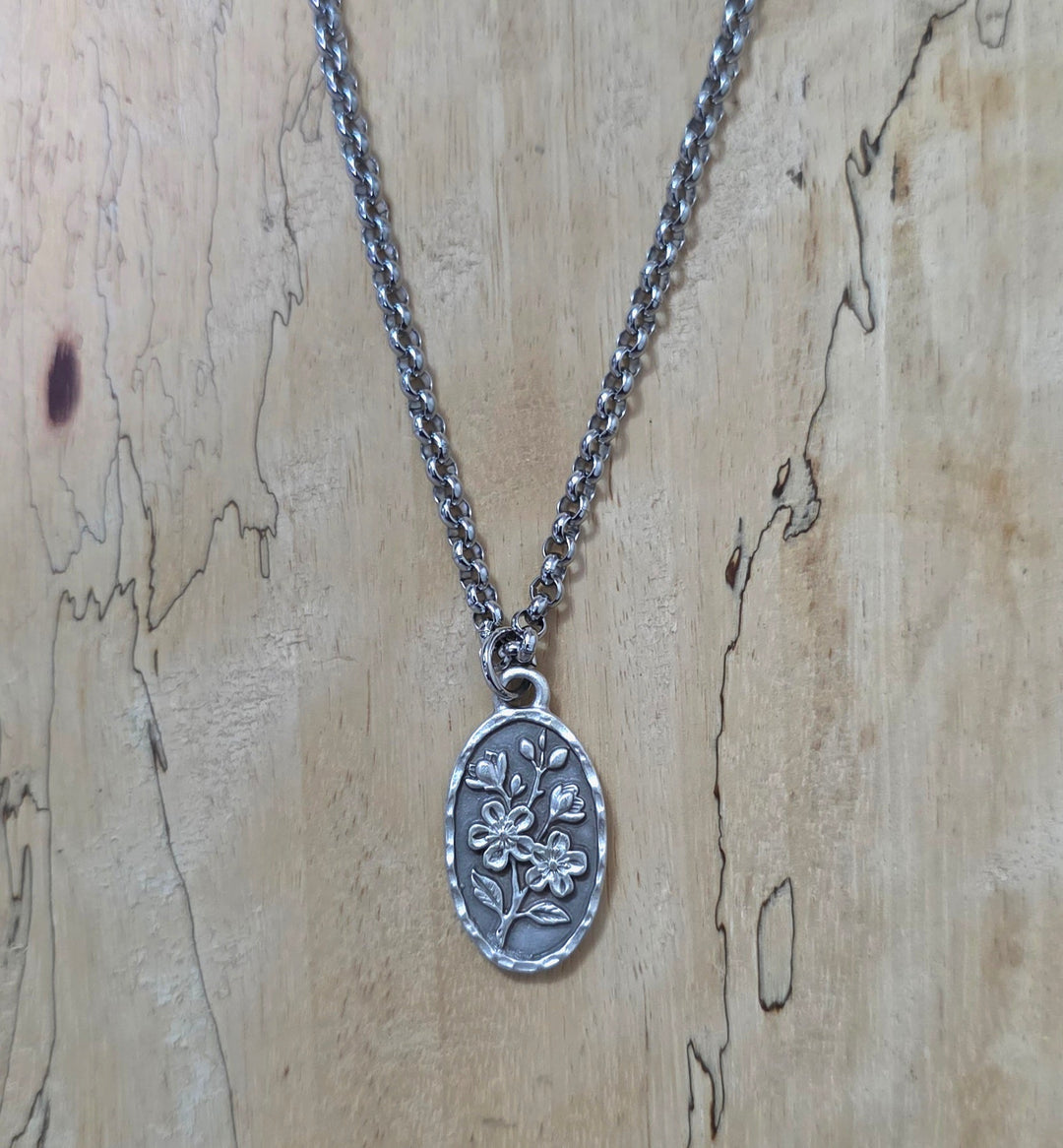 Silver Floral Necklaces - The Village Retail