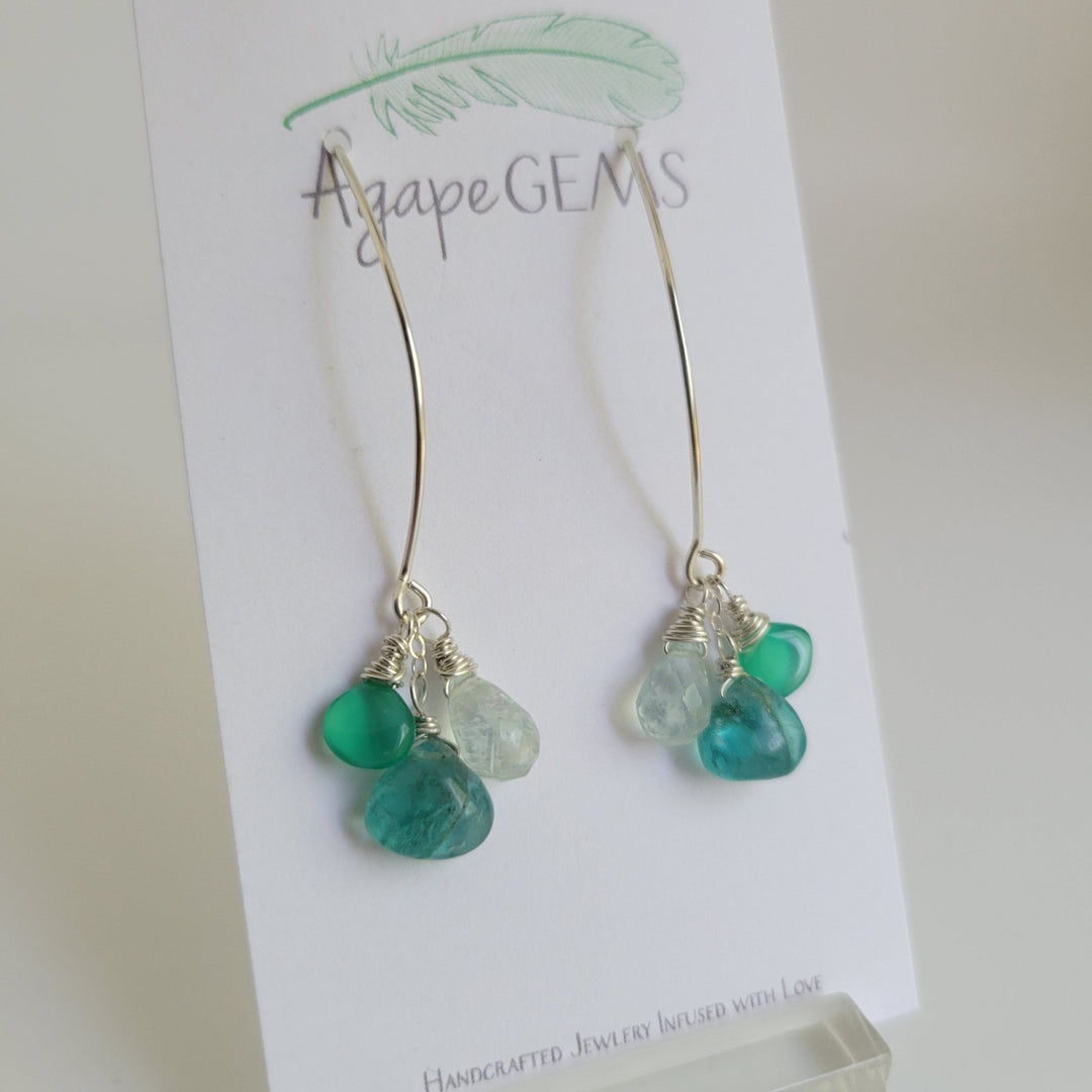 Sterling Gemstone Arcs - The Village Retail