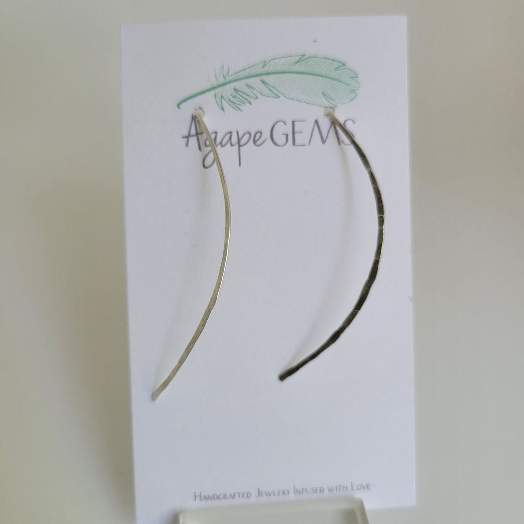 Sterling Hammered Arc - The Village Retail