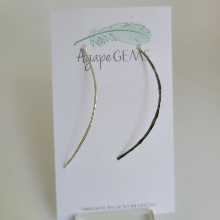Sterling Hammered Arc - The Village Retail