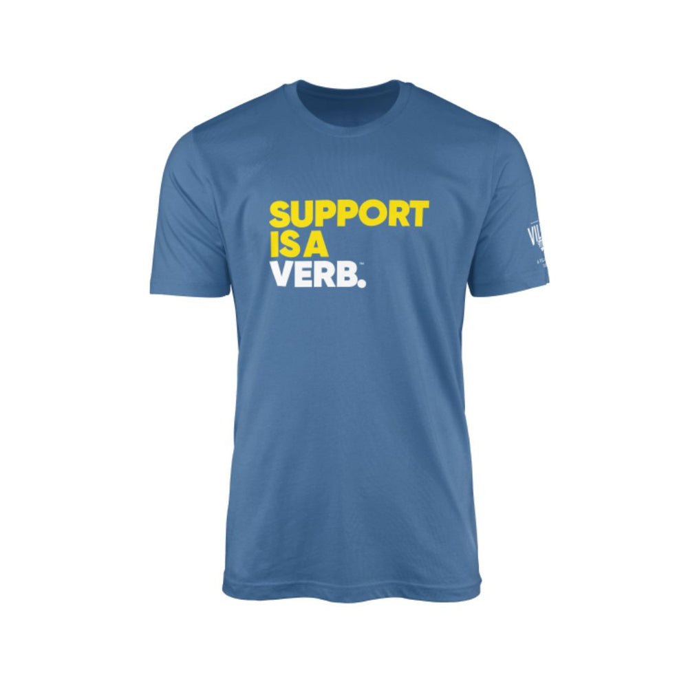 Support is a Verb Tee (Puff Print) - The Village Retail