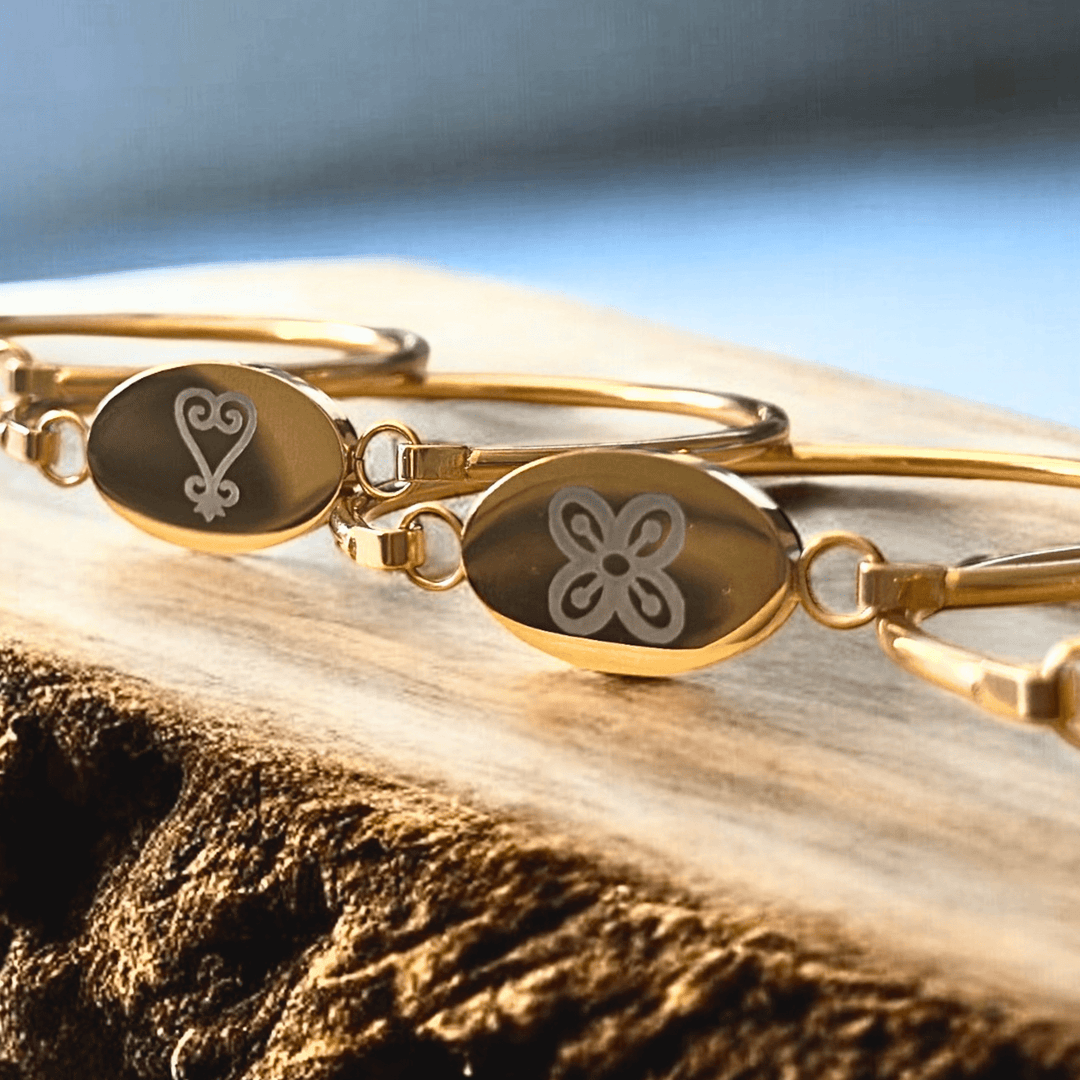 The Adinkra Bangle Bracelet - The Village Retail