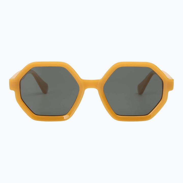 The Hex - Modern Polarized Hexagon Sunglasses - The Village Retail