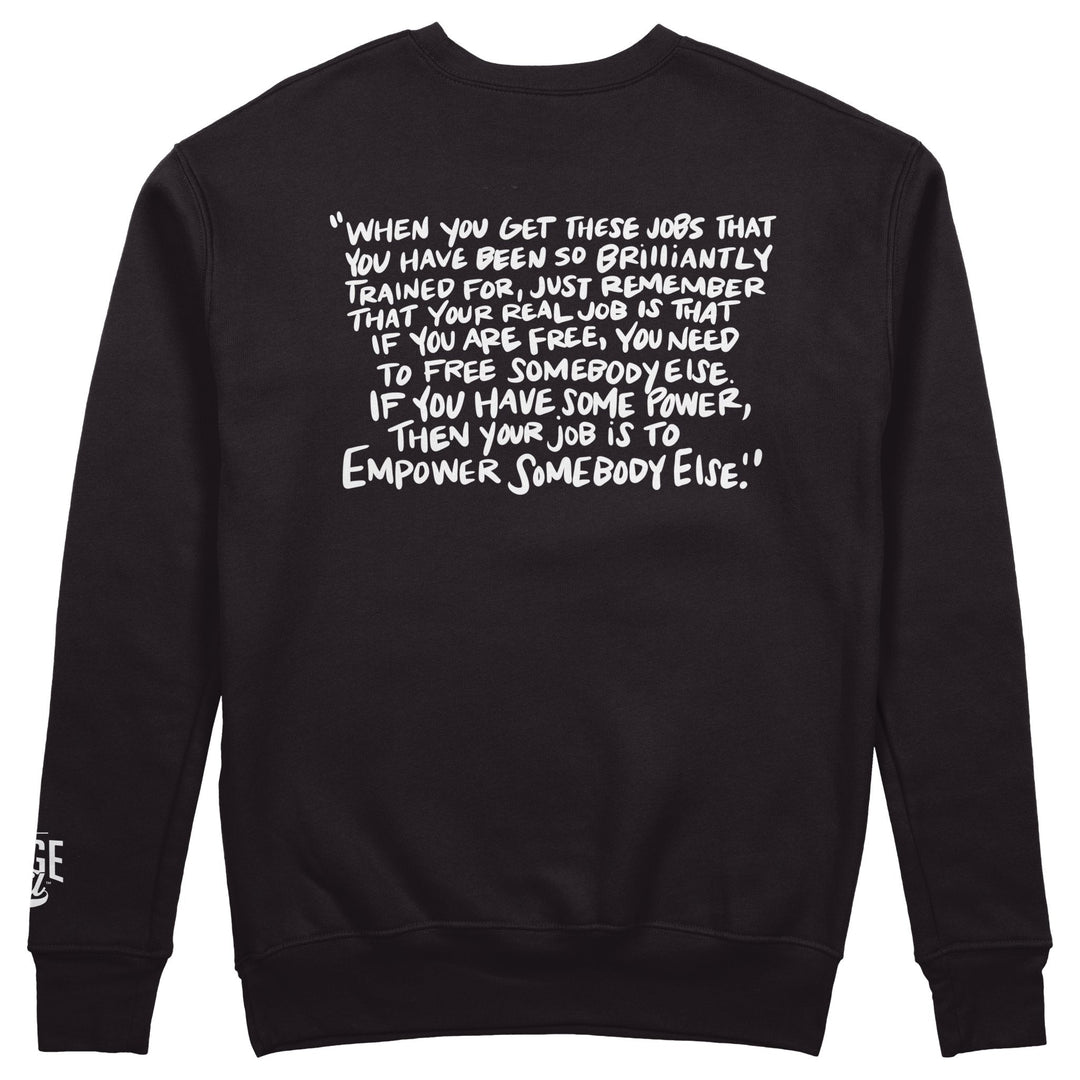 Toni Morrison Crewneck (Embroidered) - The Village Retail