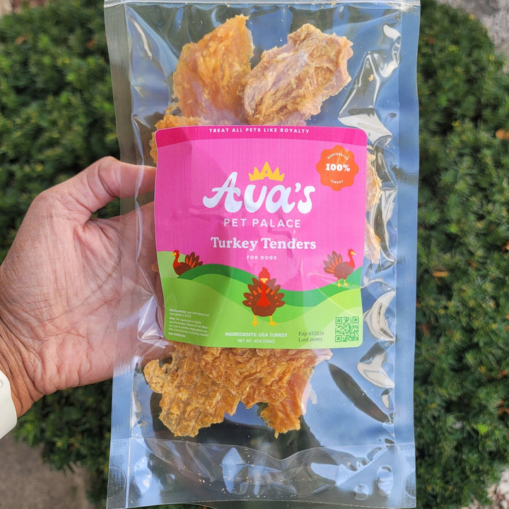 Turkey Breast Jerky Dog Treats - Turkey Tenders - The Village Retail