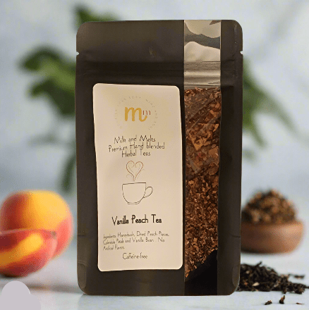 Vanilla Peach Herbal Tea Loose Leaf - The Village Retail