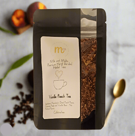 Vanilla Peach Herbal Tea Loose Leaf - The Village Retail