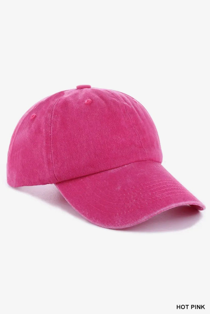 Vintage Washed Baseball Cap - The Village Retail