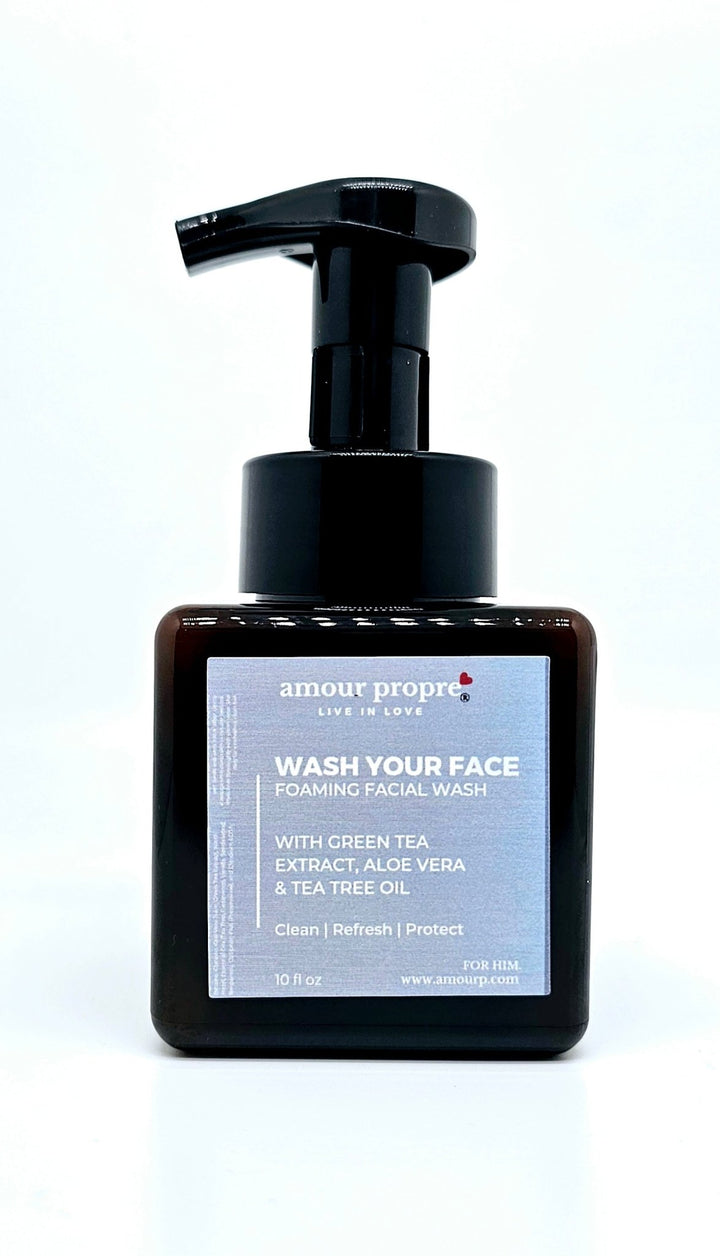 Wash Your Face - Gentle Foaming Facial Wash with Green Tea Extract for Him - The Village Retail