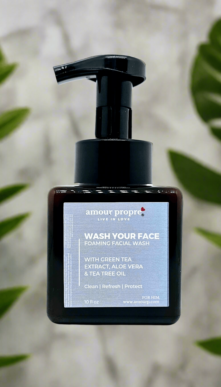Wash Your Face - Gentle Foaming Facial Wash with Green Tea Extract for Him - The Village Retail