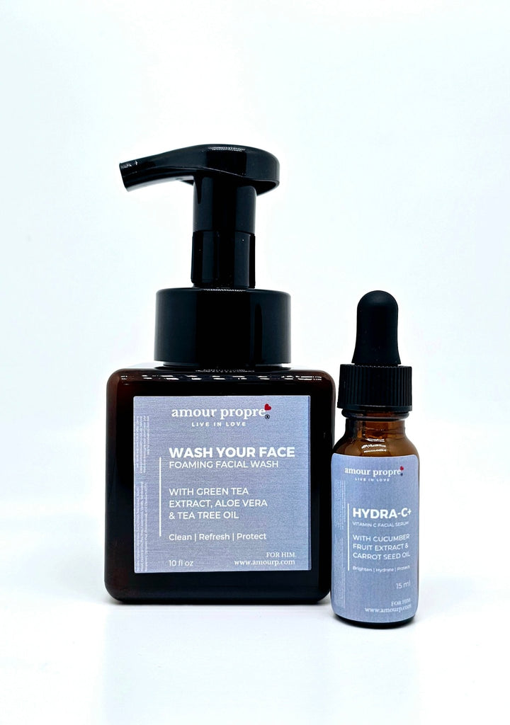 Wash Your Face - Gentle Foaming Facial Wash with Green Tea Extract for Him - The Village Retail