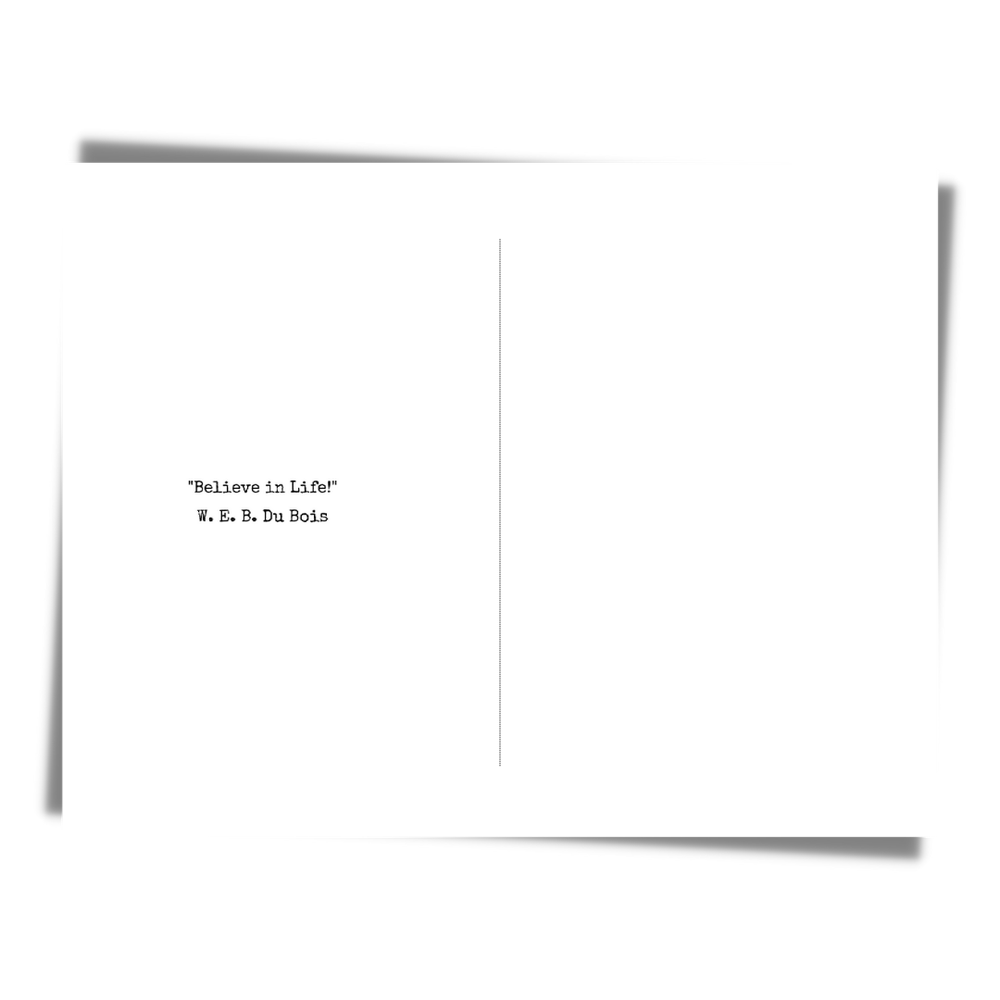 W.E.B. Du Bois Wisdom Card | Black History Greeting Cards - The Village Retail