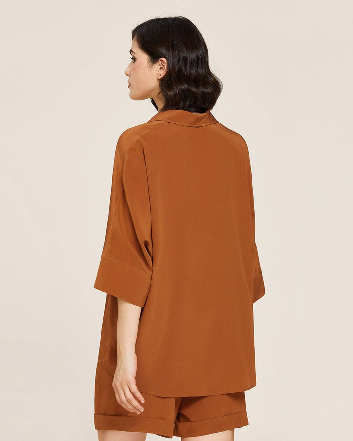 Weekend Oversize Silk Co - ord Set - The Village Retail
