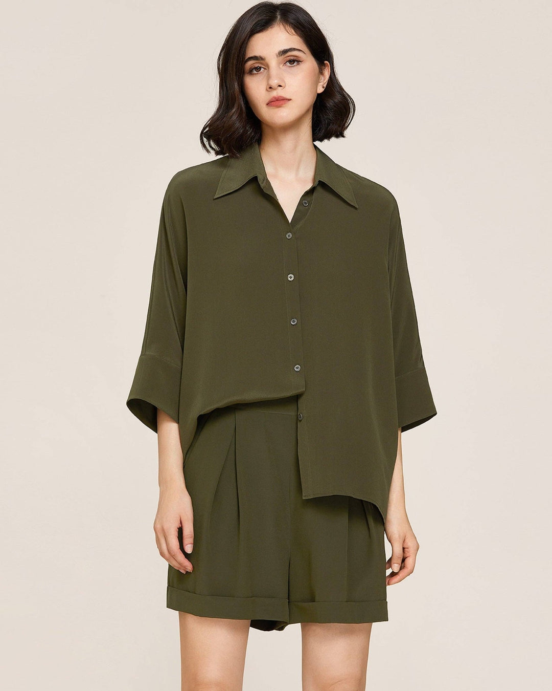 Weekend Oversize Silk Co - ord Set - The Village Retail