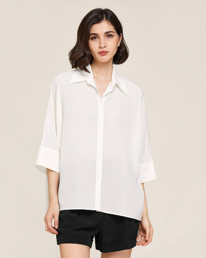 Weekend Oversize Silk Co - ord Set - The Village Retail