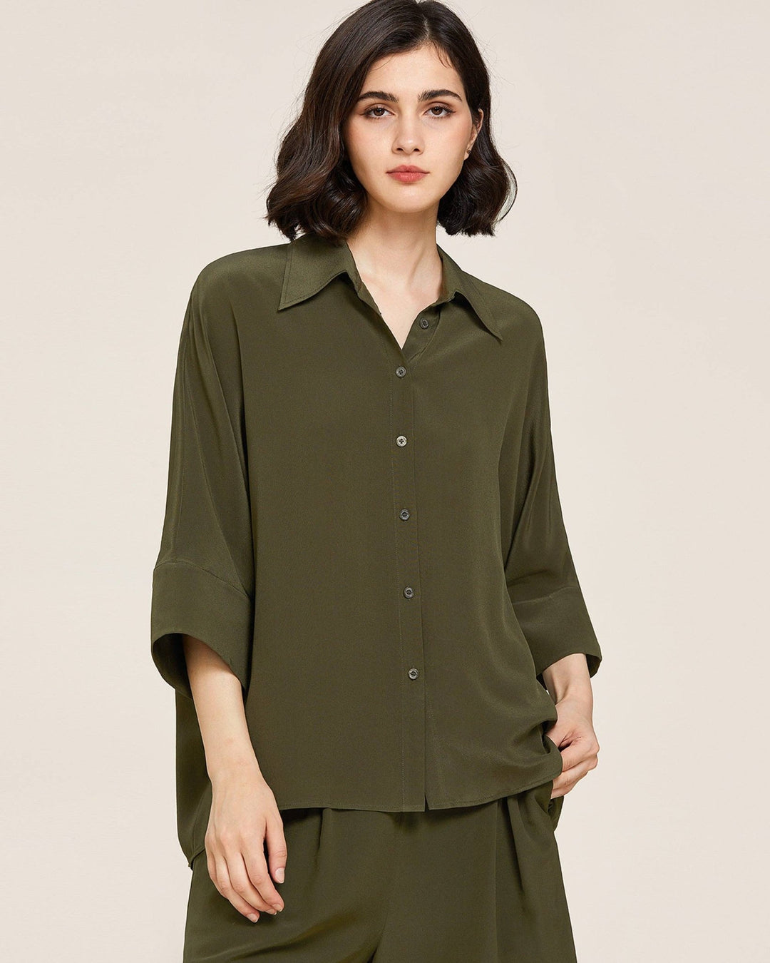 Weekend Oversize Silk Co - ord Set - The Village Retail