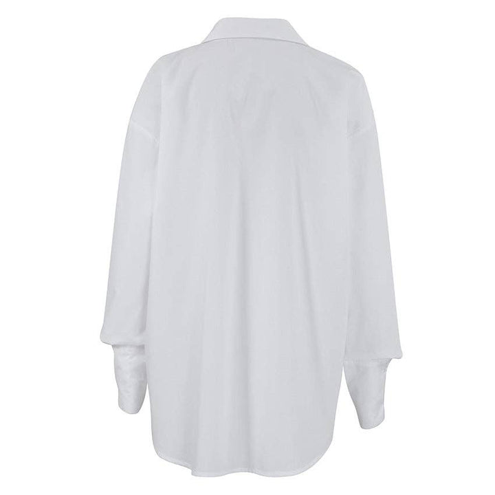 White Lapel Collar Button Down Fit Daily - The Village Retail