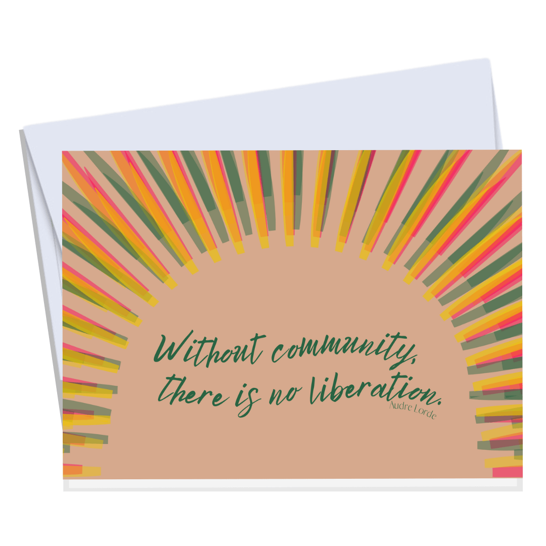 Without Community - Thank you, just because card - The Village Retail