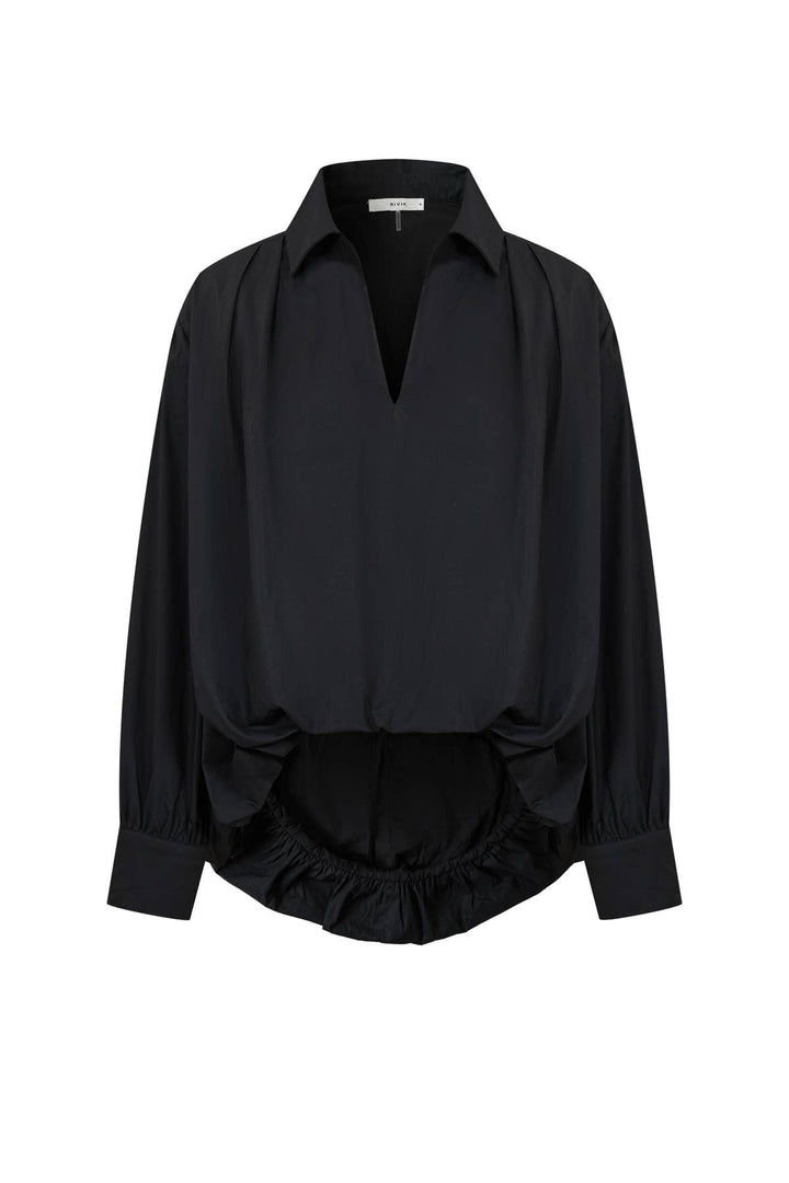 Woven Bubble High Low Shirt - The Village Retail