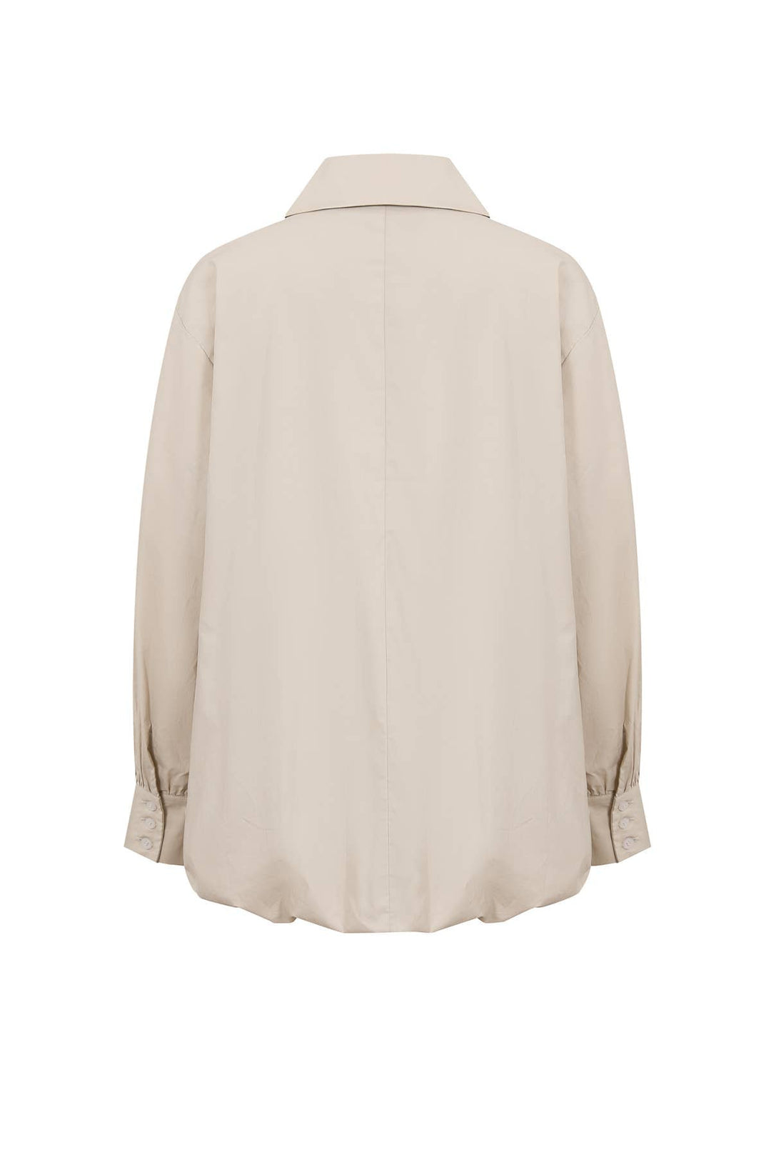 Woven Bubble High Low Shirt - The Village Retail