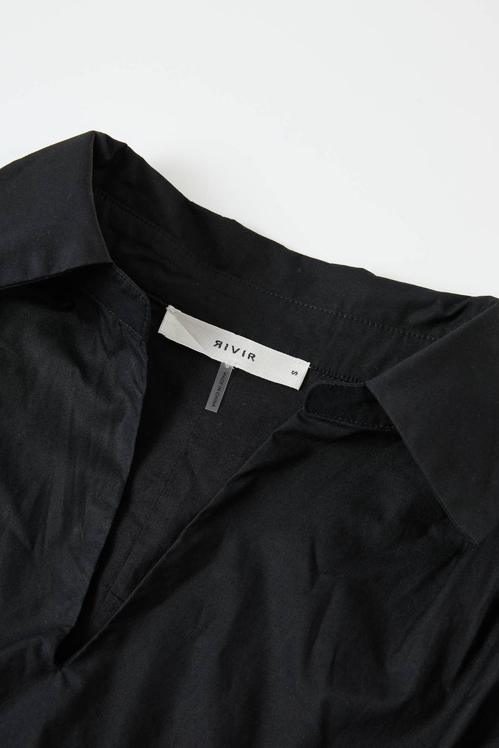 Woven Bubble High Low Shirt - The Village Retail