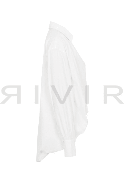Woven Bubble High Low Shirt - The Village Retail