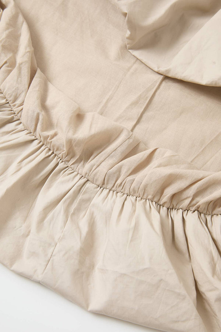 Woven Bubble High Low Shirt - The Village Retail