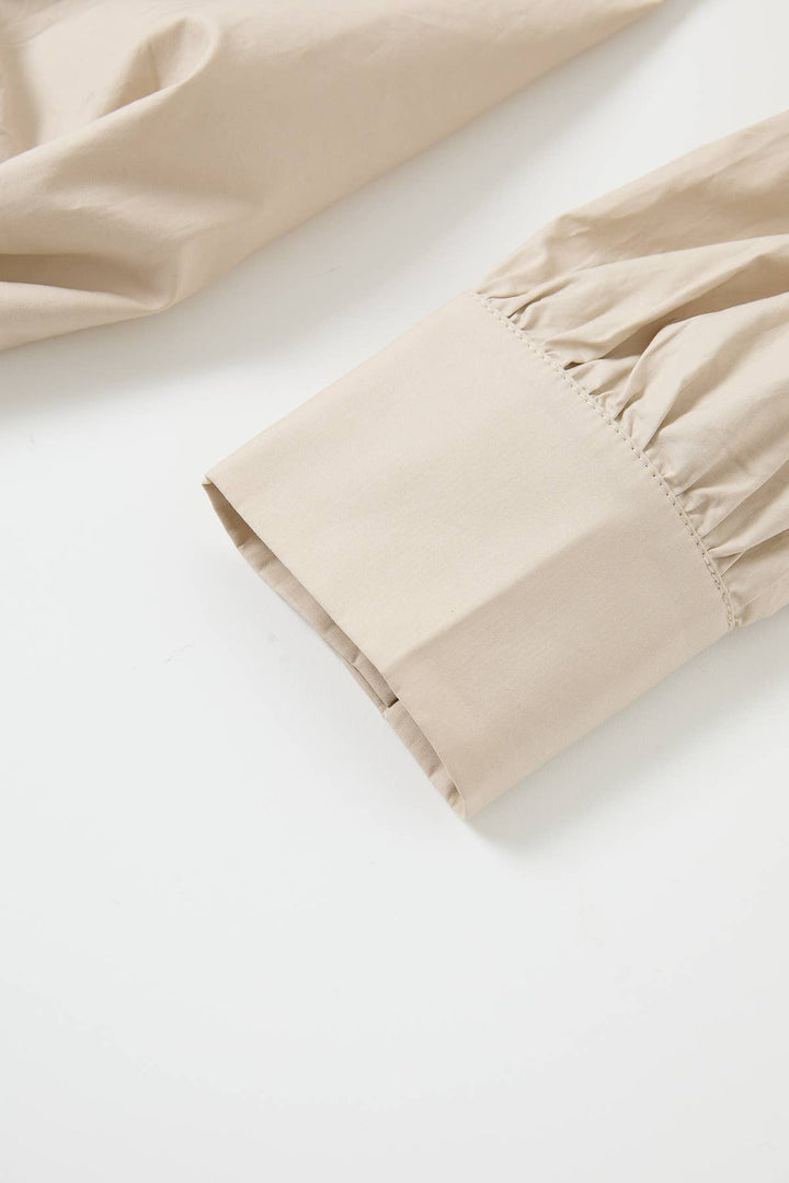 Woven Bubble High Low Shirt - The Village Retail