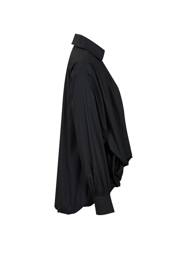 Woven Bubble High Low Shirt - The Village Retail