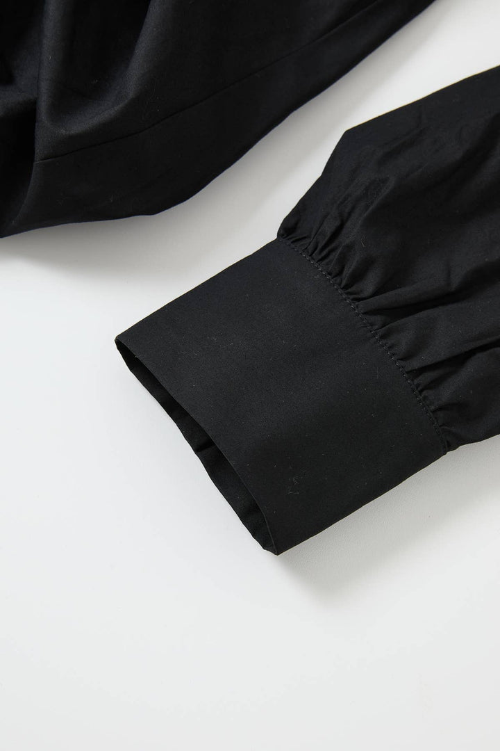 Woven Bubble High Low Shirt - The Village Retail