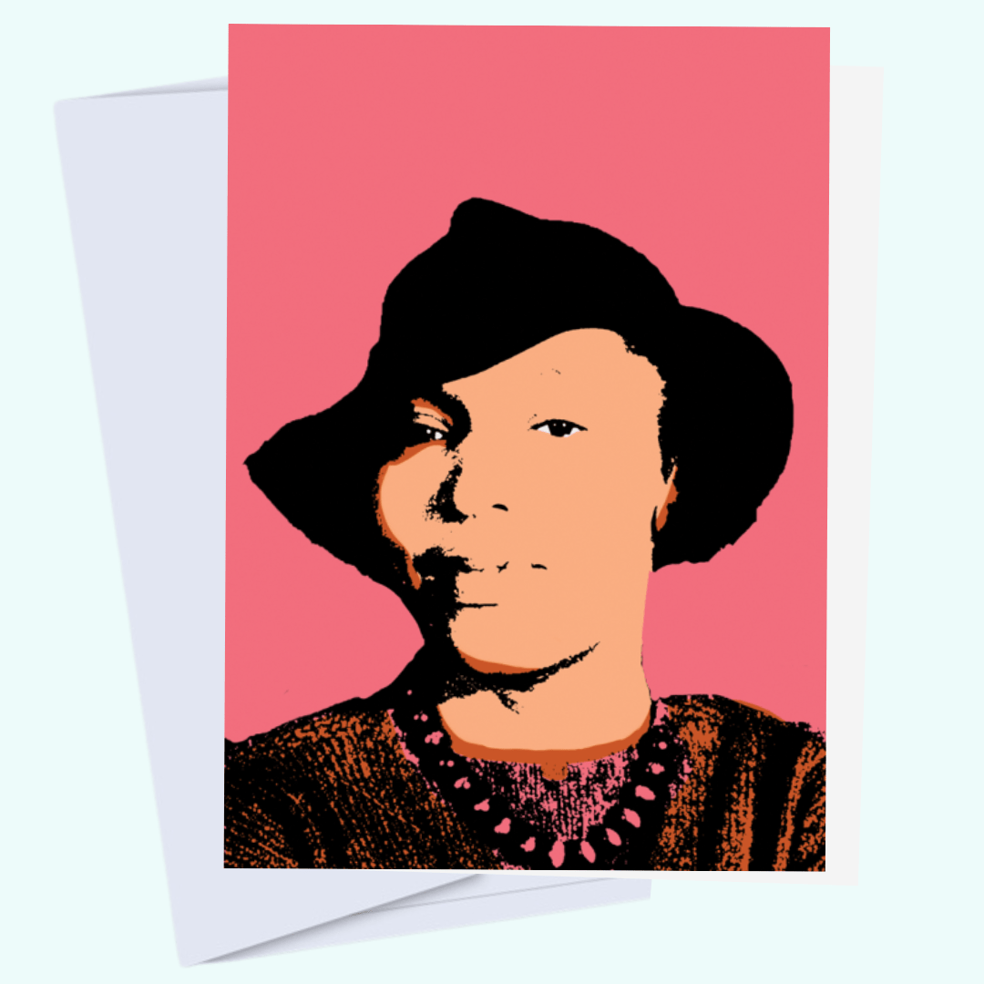 Zora Neale Hurston - Iconic Black Author Art Card, Book Lovers - The Village Retail