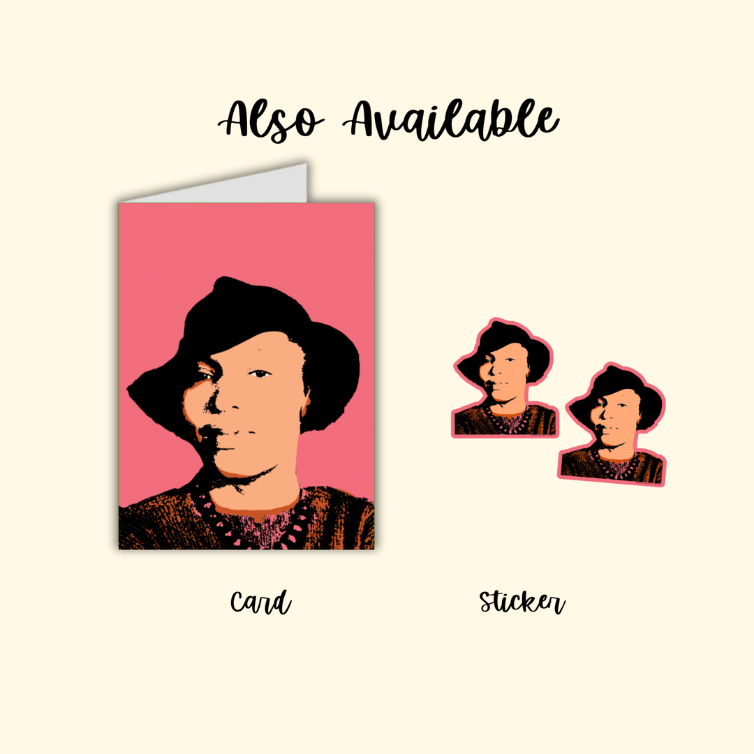 Zora Neale Hurston Stickers | Black Literary Icon | Bookish - The Village Retail